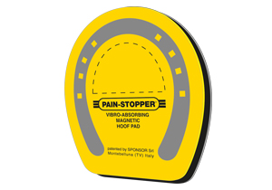 Vibration-Absorbing Hoof Pads with Magnets Pain-stopper